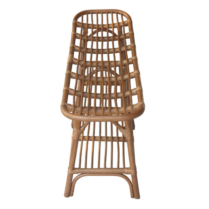 New Pacific Direct Damara Rattan Bench w/ Shelf  - 2400037-CB