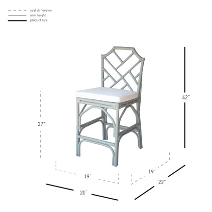New Pacific Direct Kara Rattan Counter Stool -  2400042-G