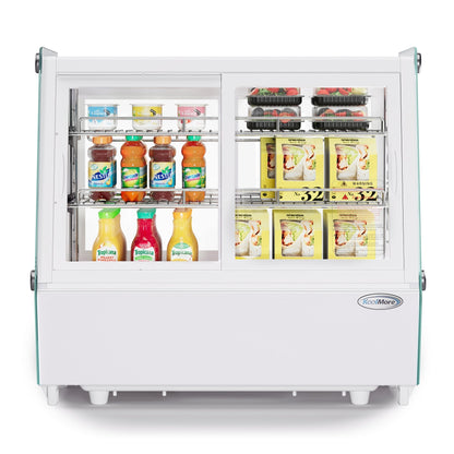 KOOLMORE CDC125WH 28 in. Self-Service Countertop Display Refrigerator in White (CDC-125-WH) - CDC125WH