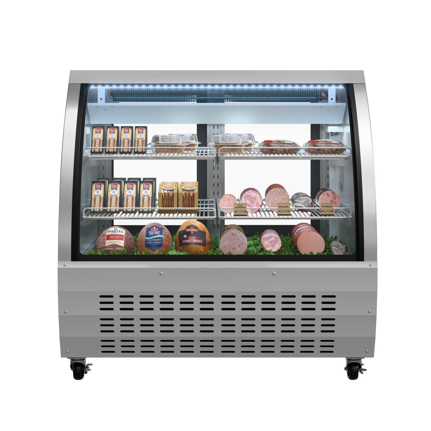 KOOLMORE 47 in. Deli Display Refrigerator - 18 Cu Ft. -  RD18C-SS