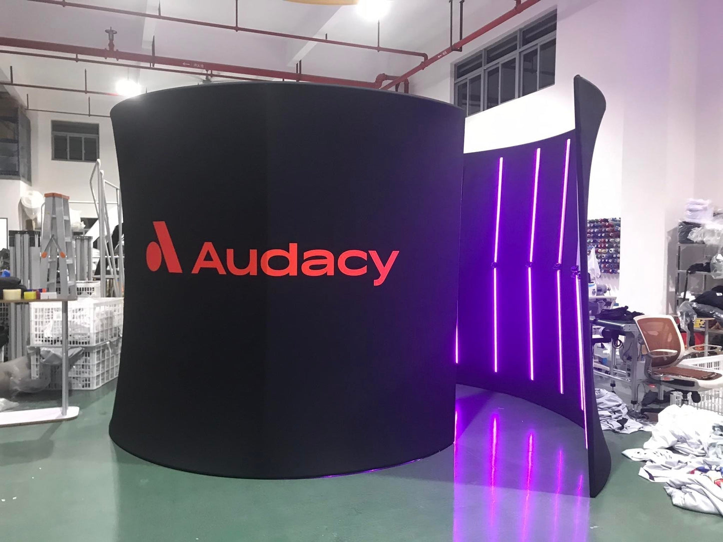 SpinPix360XL-Sized 360 Spiral LED Photo Booth Enclosure - SPB-SPE5