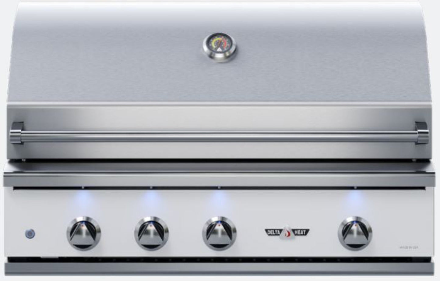 Delta Heat 38 Inch White Propane Grill W/ Rotisserie and Sear Zone - DHBQ38RS-WL