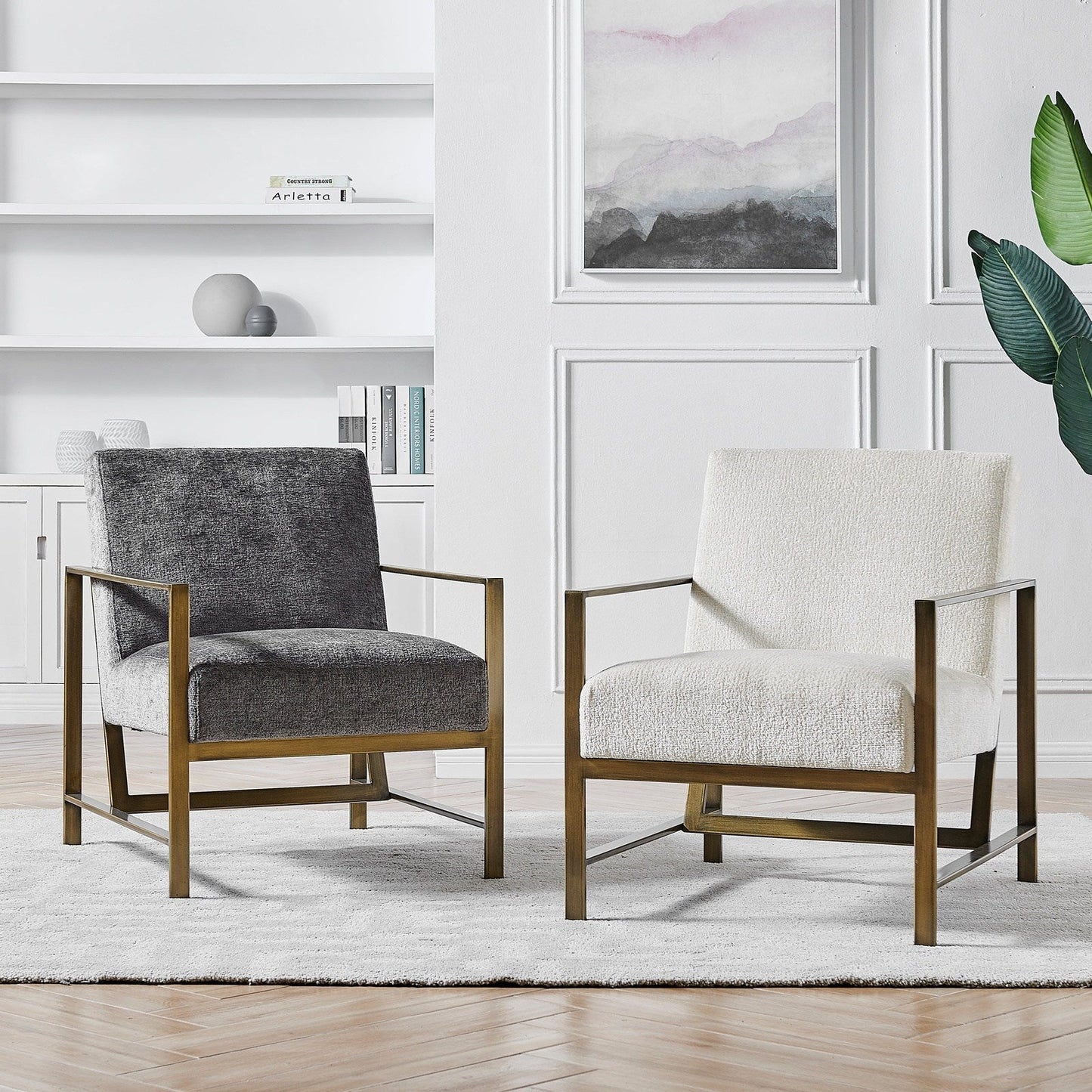 New Pacific Direct Francis Fabric Accent Arm Chair  - 3900075-567