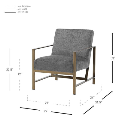 New Pacific Direct Francis Fabric Accent Arm Chair  - 3900075-568