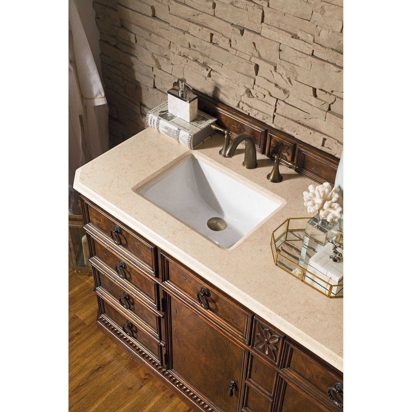 James Martin Vanities Regent 71" Double Vanity - 202-V71-ENB-GB