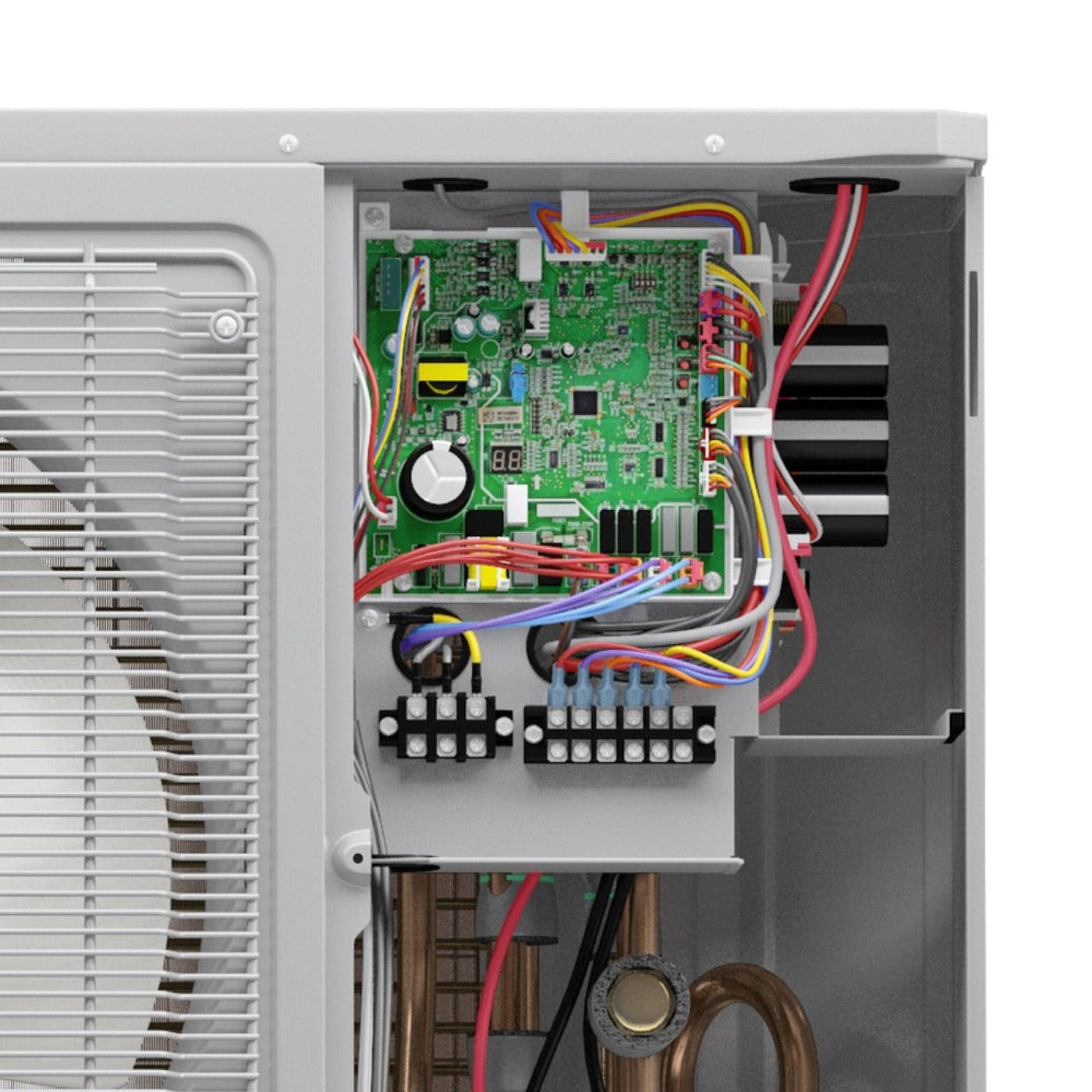 MRCOOL Universal Series 54K BTU, 4-5 Ton up to 18 SEER, R410A, DC Inverter Heat Pump & Cooling Air Conditioner Condenser  - MDUO18048060