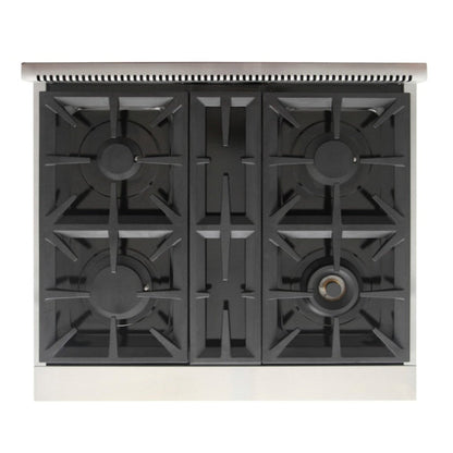 Kucht Professional 30" 4.2 cu. ft. Propane Gas Range in Cement Gray with True Simmer Burners, KFX3000X/LP-GY - KFX3000X/LP-GY