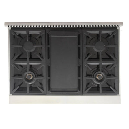 Kucht Professional 36" 5.2 cu. ft. Natural Gas Range in Olive Green with True Simmer Burners, KFX3600X-G - KFX3600X-G