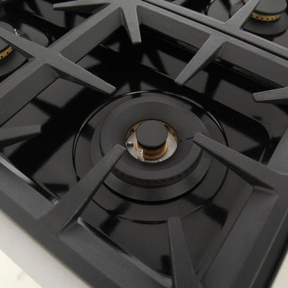 Kucht Professional 36" 5.2 cu. ft. Natural Gas Range in Olive Green with True Simmer Burners, KFX3600X-G - KFX3600X-G