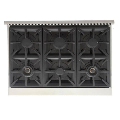 Kucht Professional 36" 5.2 cu. ft. Natural Gas Range in Light Blue with True Simmer Burners, KFX3600X-LB - KFX3600X-LB