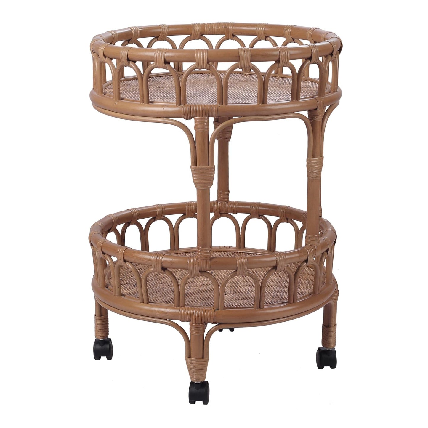 New Pacific Direct Dijon Rattan Cart -  4900032