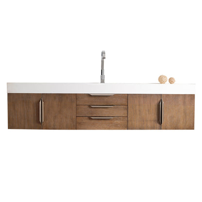 James Martin Vanities Mercer Island 72" Single Vanity - 389-V72S-AGR-G-DGG