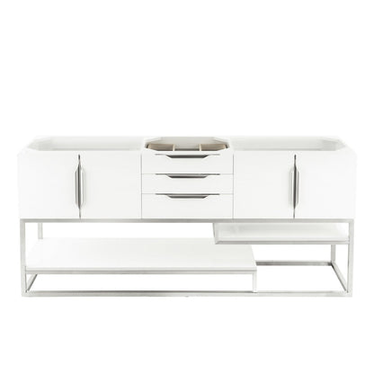 James Martin Vanities Columbia 72" Single Vanity - 388-V72S-AGR-MB-DGG