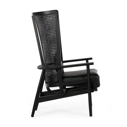 Union Home Wingman Lounge Chair - Black -  LVR00206