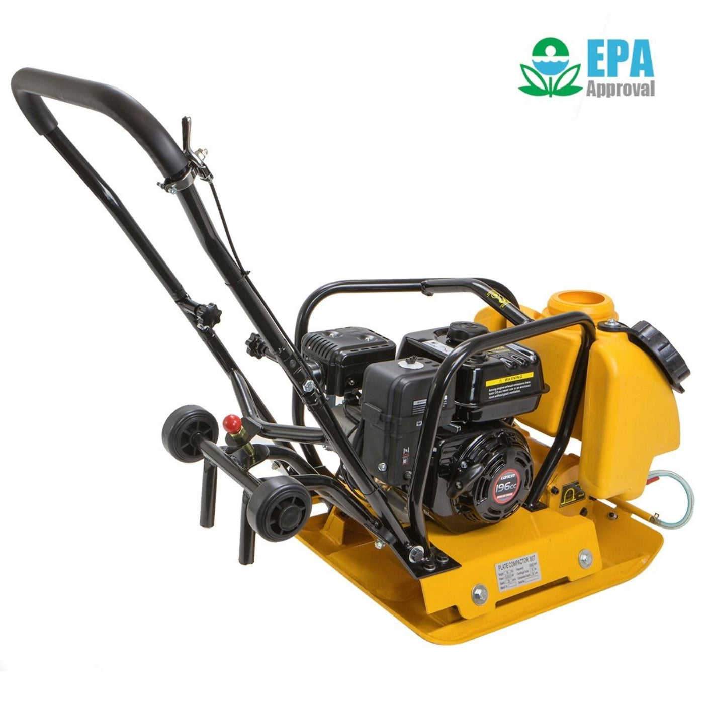 Stark USA 6.5HP Water Tank Gas Vibratory Compactor w/ Gas Tamper Jumping Jack - KIT469