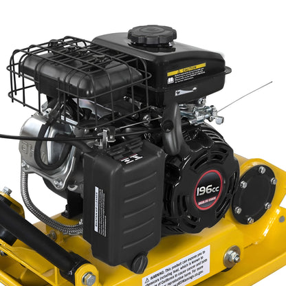 Stark USA 6.5HP Walk Behind Plate Compactor 196cc Motor Gas 21x15" Plate 350sq/f - 61028-1