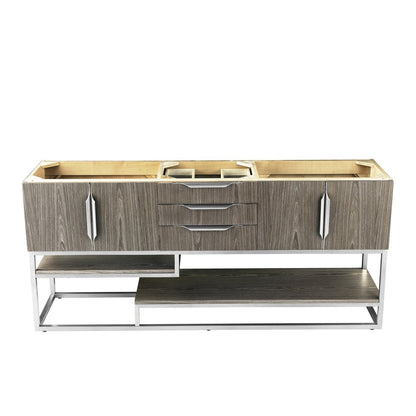 James Martin Vanities Columbia 72" Single Vanity - 388-V72S-AGR-MB-DGG