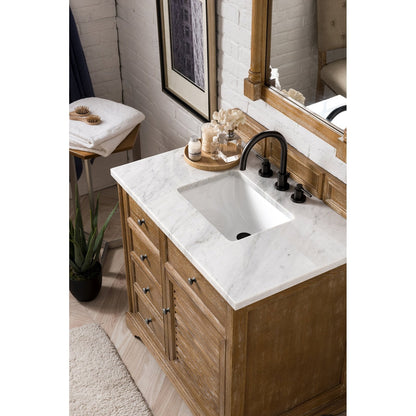 James Martin Vanities Savannah 36" Driftwood Single Vanity - 238-104-5511-3AF