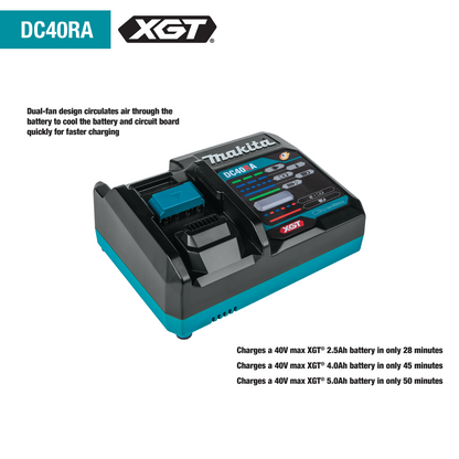 Makita 40V max XGT Brushless Cordless 17" High Torque String Trimmer Kit (4.0Ah) - GRU04M1