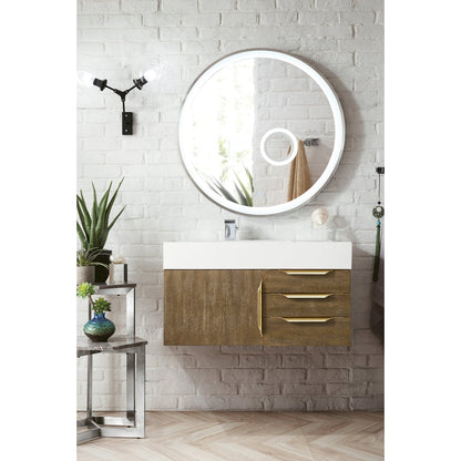 James Martin Vanities Mercer Island 36" Single Vanity - 389-V36-AGR-G-DGG
