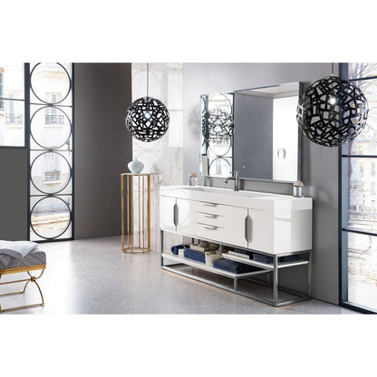 James Martin Vanities Columbia 72" Single Vanity - 388-V72S-AGR-MB-DGG