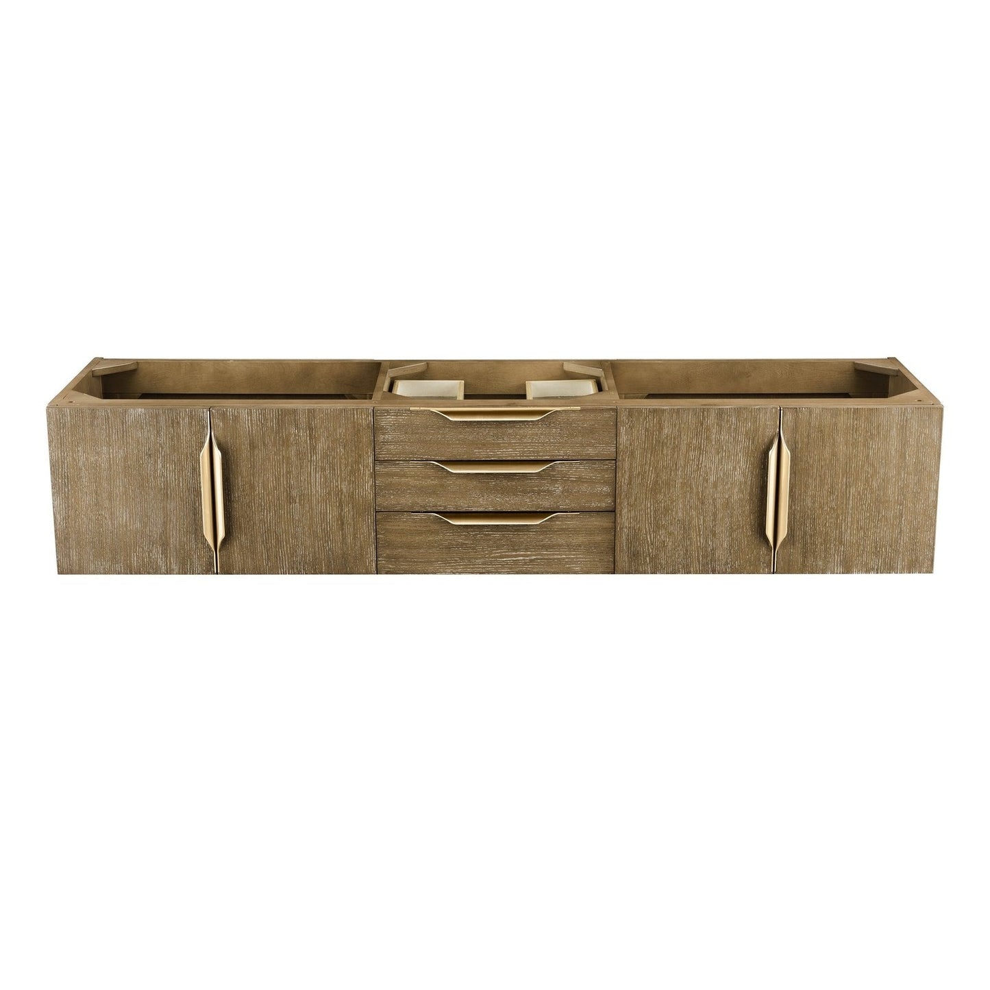 James Martin Vanities Mercer Island 72" Double Vanity - 389-V72D-AGR-G-DGG