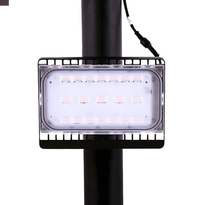AVS Energy Solar LED Flood Light 50 Watt 7000 Lumens 5000K  - AVS-BLK-50W