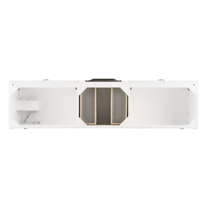 James Martin Vanities Mercer Island 72" Double Vanity - 389-V72D-AGR-G-DGG