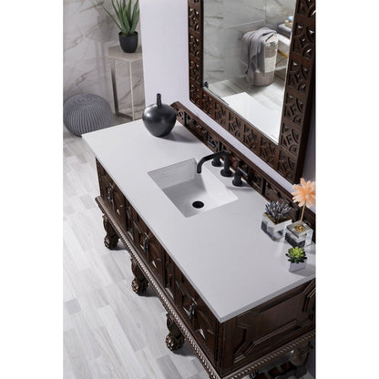 James Martin Vanities Balmoral 60" Single Vanity Cabinet - 150-V60S-ANW-3AF