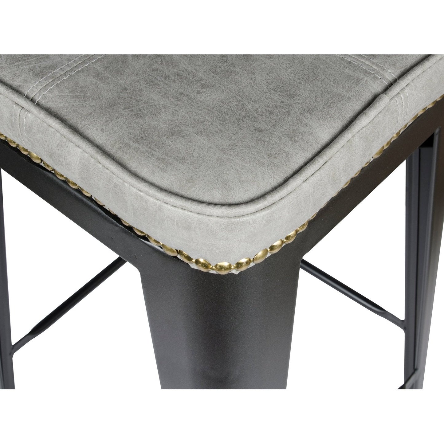 New Pacific Direct Metropolis PU Metal Counter Stool, (Set of 4) -  9300028-239