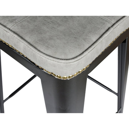 New Pacific Direct Metropolis PU Metal Counter Stool, (Set of 4) -  9300028-239