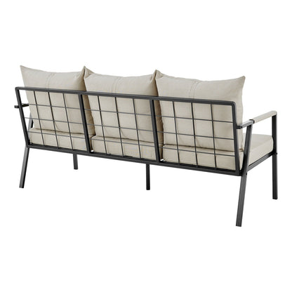 New Pacific Direct Rivano Outdoor Sofa 3 Seater 9300132-591 - 9300132-591