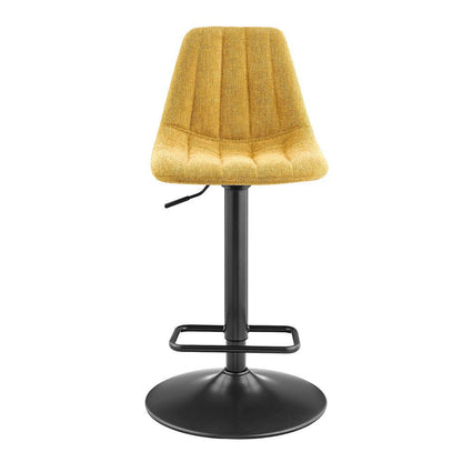New Pacific Direct Robert Fabric Gaslift Swivel Bar Stool, (Set of 2) 9300147-592 - 9300147-592