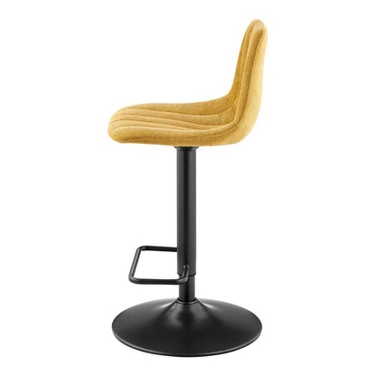 New Pacific Direct Robert Fabric Gaslift Swivel Bar Stool, (Set of 2) 9300147-592 - 9300147-592