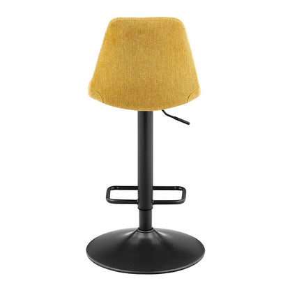 New Pacific Direct Robert Fabric Gaslift Swivel Bar Stool, (Set of 2) 9300147-592 - 9300147-592