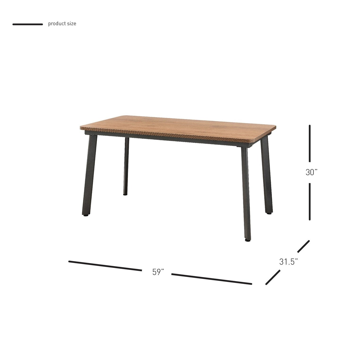 New Pacific Direct Armand Dining Table 9300150-546 - 9300150-546