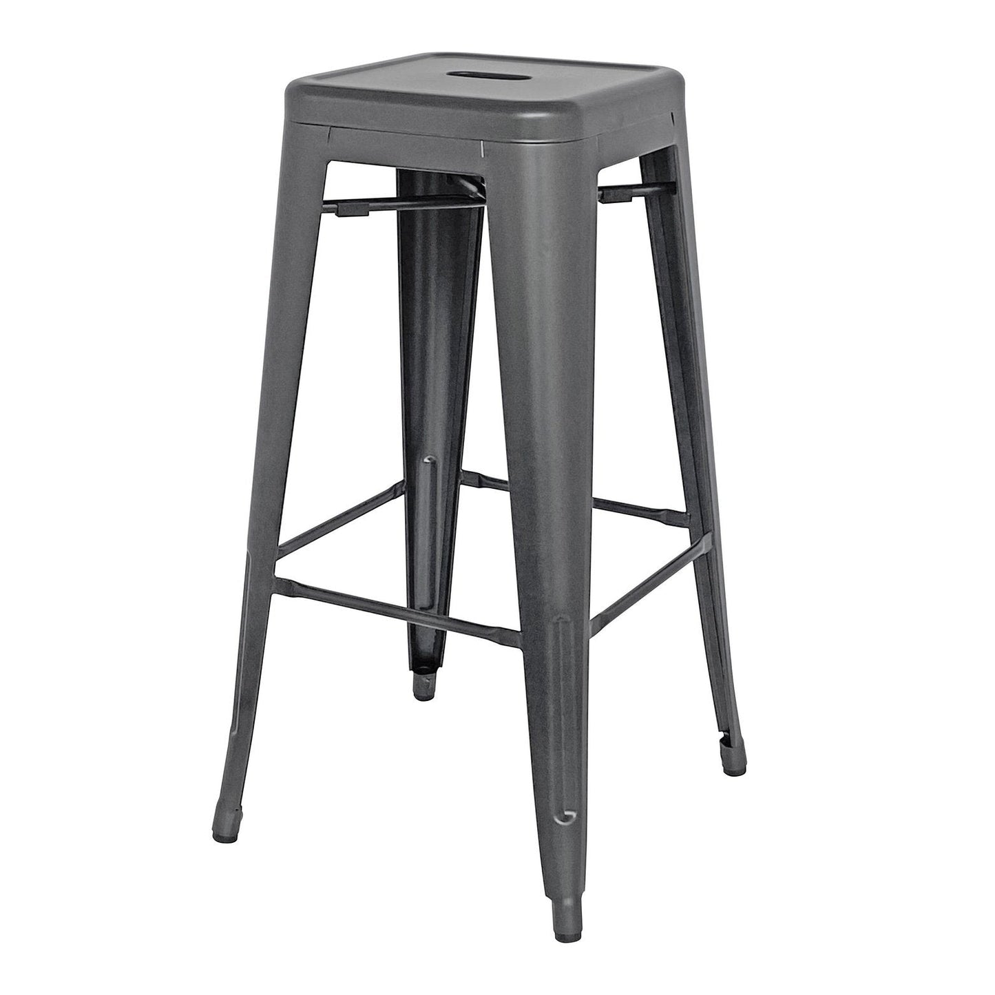 New Pacific Direct Metropolis Metal Backless Bar Stool, (Set of 4) 938630-GM - 938630-GM