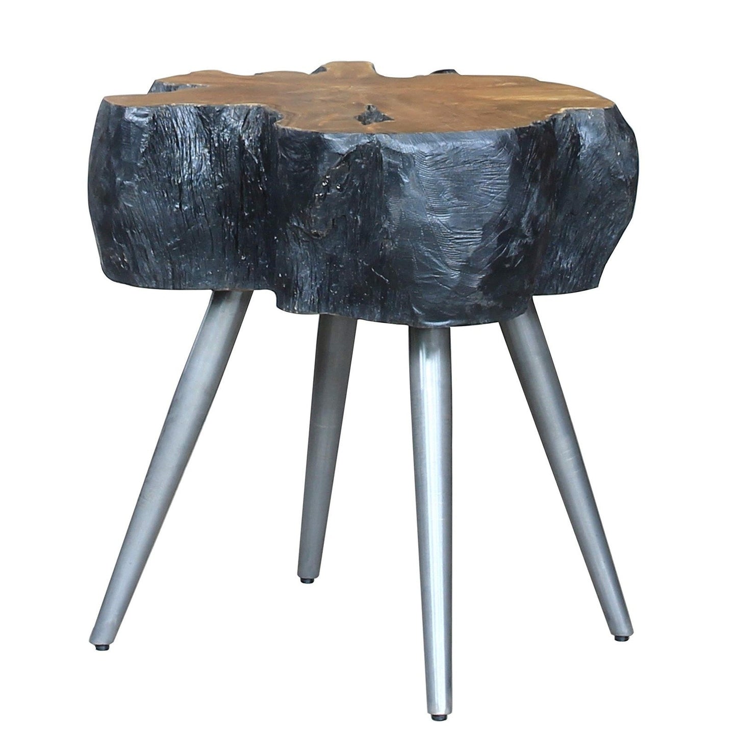 New Pacific Direct Anya Recycled Teak Root Side/ End Table 9600043 - 9600043