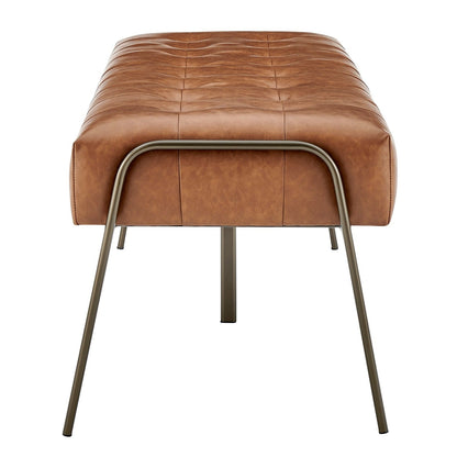 New Pacific Direct Venturi PU Tufted Bench -  9900080-VCD