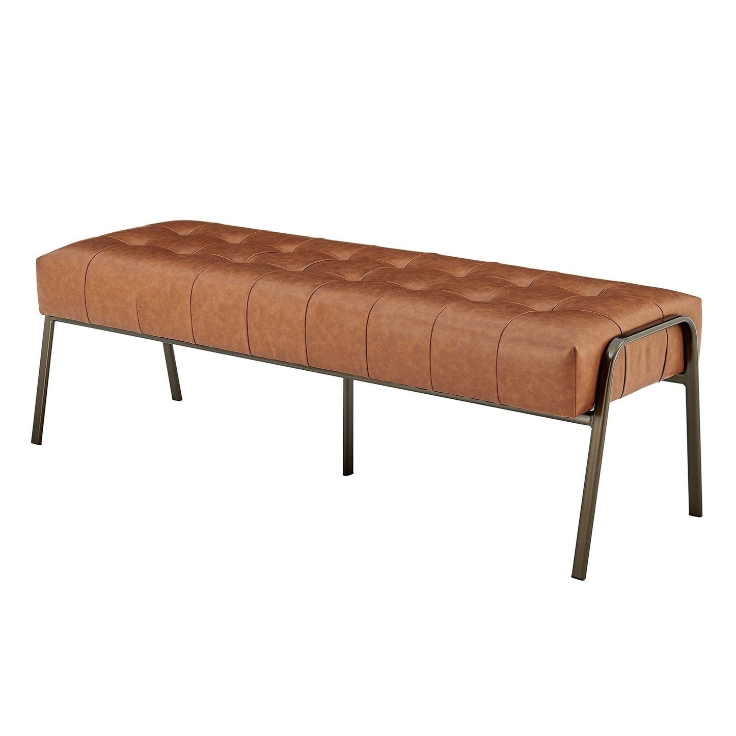New Pacific Direct Venturi PU Tufted Bench -  9900080-VCD