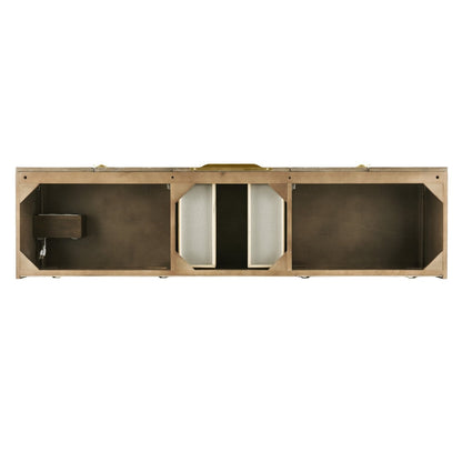 James Martin Vanities Mercer Island 72" Double Vanity - 389-V72D-AGR-G-DGG