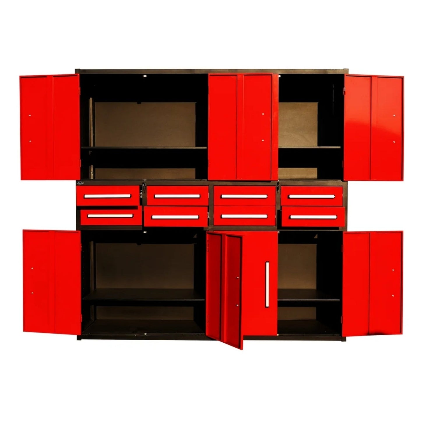 Chery Industrial AS-IS 7ft Storage Cabinet 8 Drawers & 8 Cabinets D_WW000214
