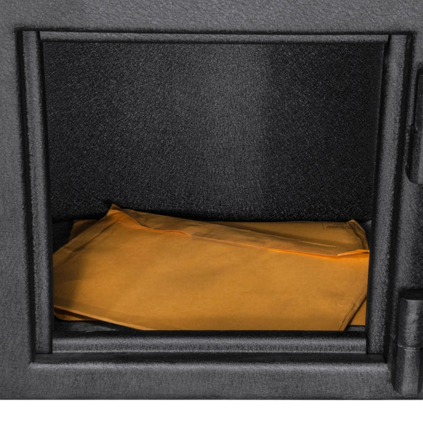 Barska DX Keypad Style One Compartment Depository Safes | Keypad-F Style, Heavy-Walled Steel Construction