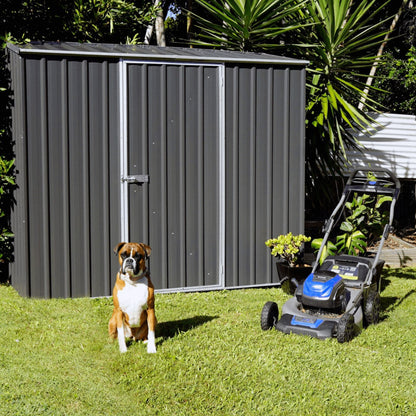 Palram Absco | 7x2.5x6.5 ft Space Saver Metal Storage Shed - AB1105