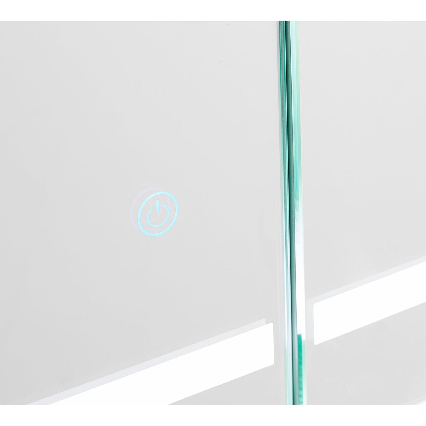 Aquadom Royale Plus 36" x 30" Rectangle Recessed or Surface Mount Bi-View LED Lighted Bathroom Medicine Cabinet With Defogger, Electrical Outlet, Magnifying Mirror - RP-3630-N