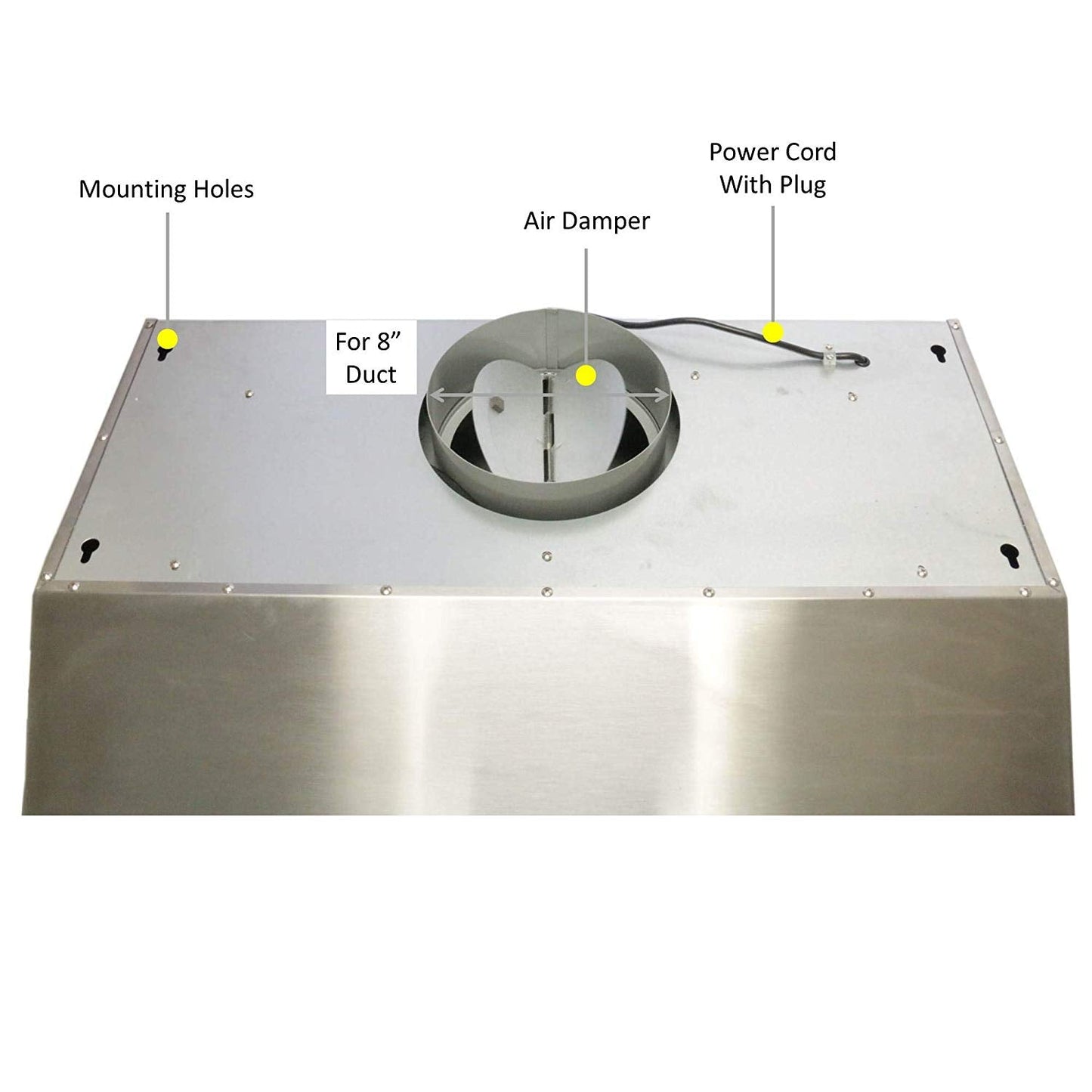 Combo Awoco 36” Freestanding 6 Burners Range with 36'' RH-S10-36E Under Cabinet Range Hood - JK36A1-T-NG+RH-S10-36E