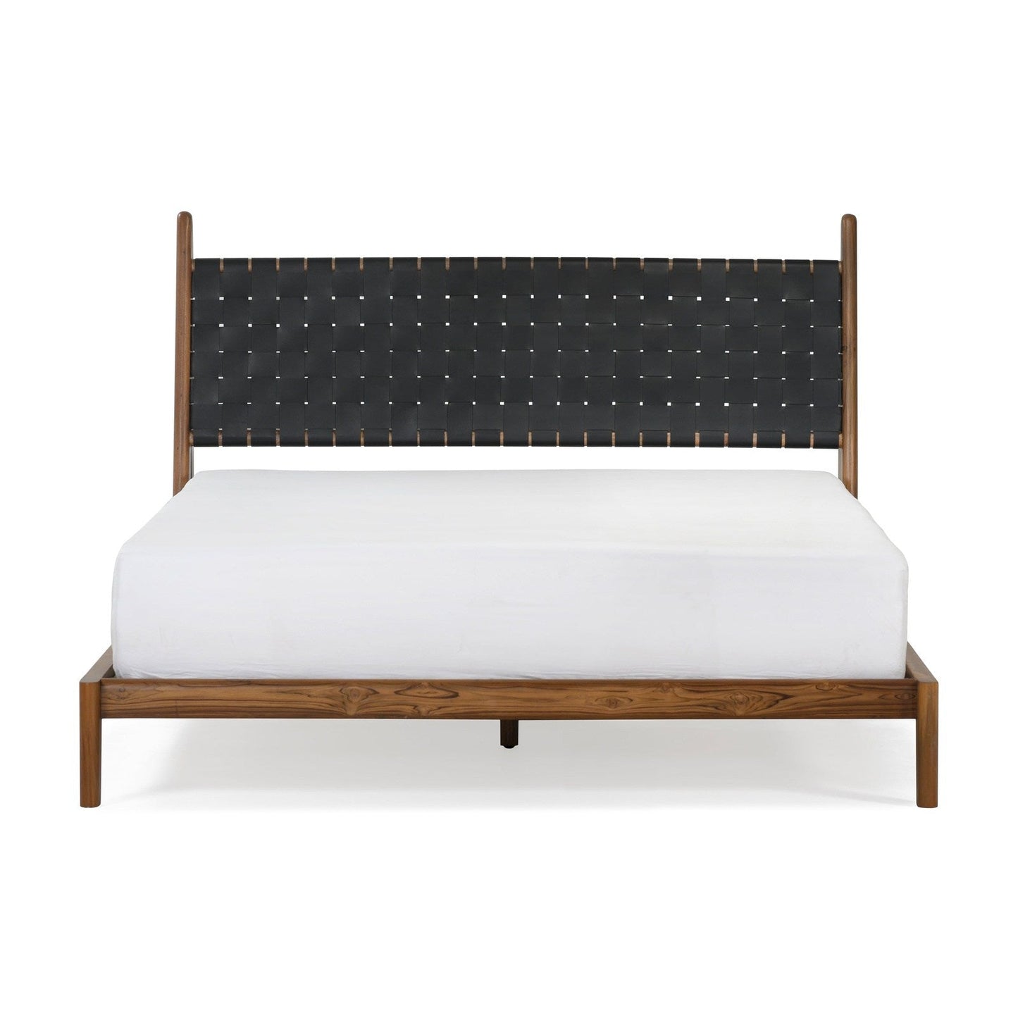 Union Home Cove King Bed - Black Leather -  BDM00061