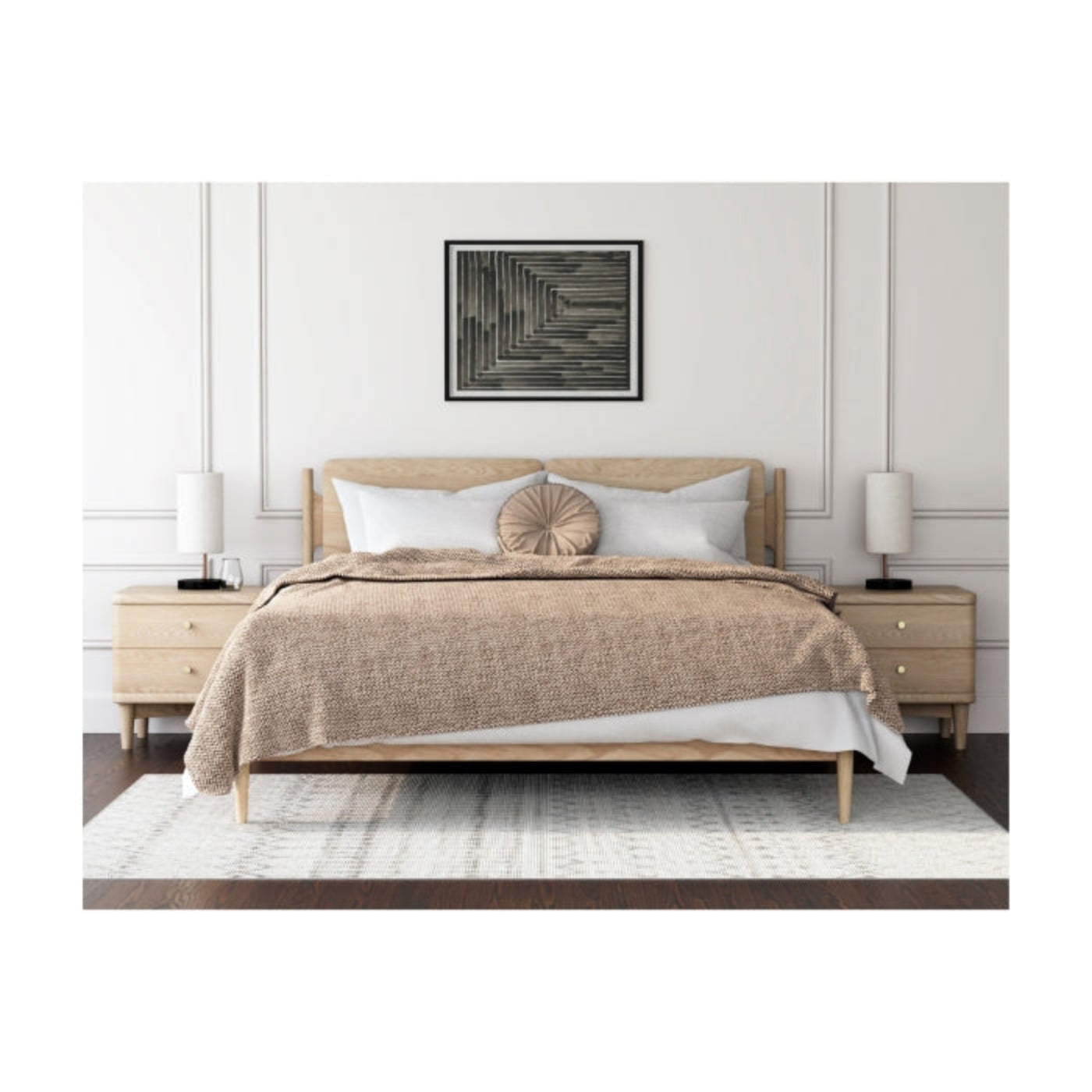 Union Home Daniel Queen Bed Natural -  BDM00138