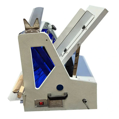 BakeMax  30" Gravity Feed Bread Slicer, Countertop, 15" Max Loaf Length, 110/60/1 -