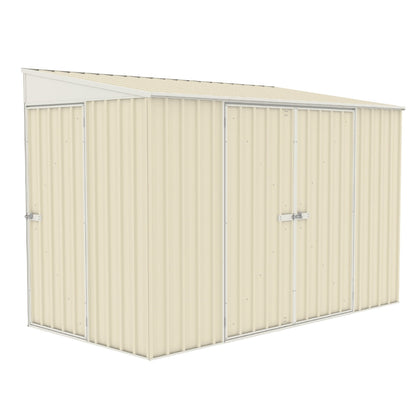 Absco | 10x5 ft Lean To Metal Bike Shed - AB1101